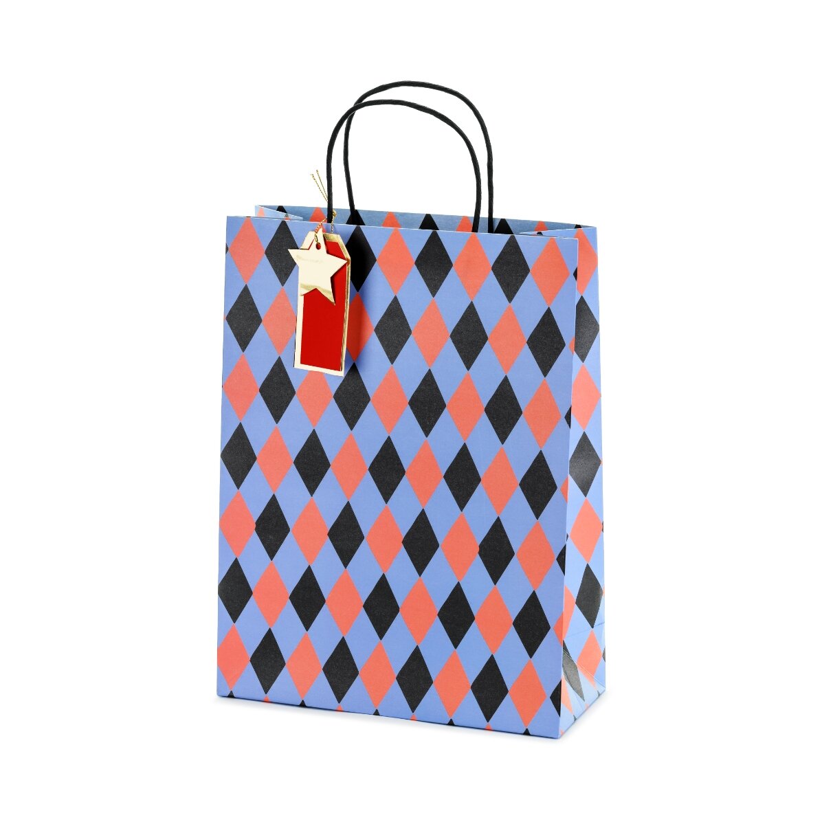 Sacchetto regalo - modello con rombi misti