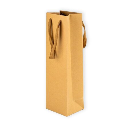 Sacchetto regalo in carta kraft per bottiglia