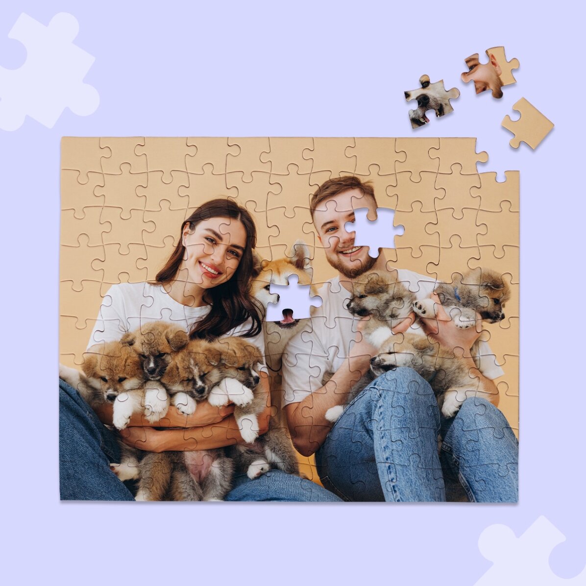 Puzzle personalizzato con una foto 24x19 cm