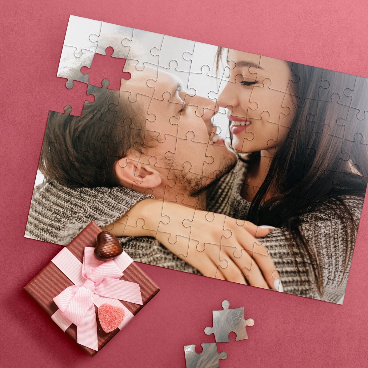 Puzzle personalizzato con una foto 28x19 cm