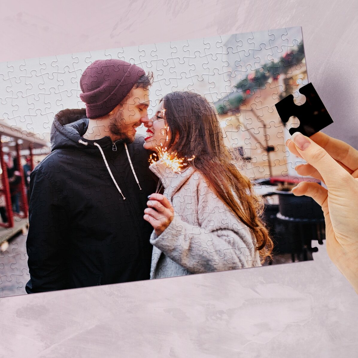 Puzzle personalizzato con una foto 36x24 cm