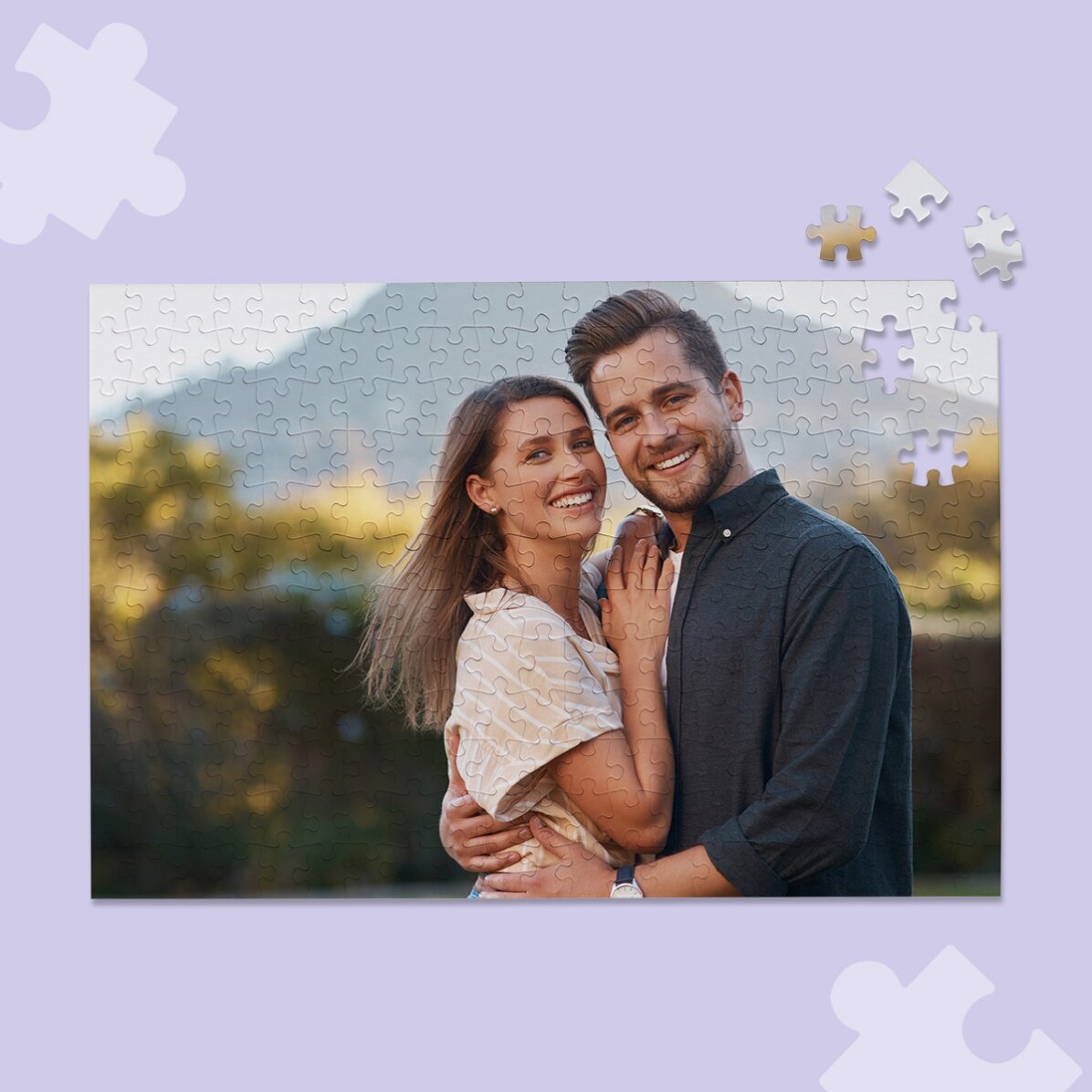 Puzzle personalizzato con una foto 36x24 cm