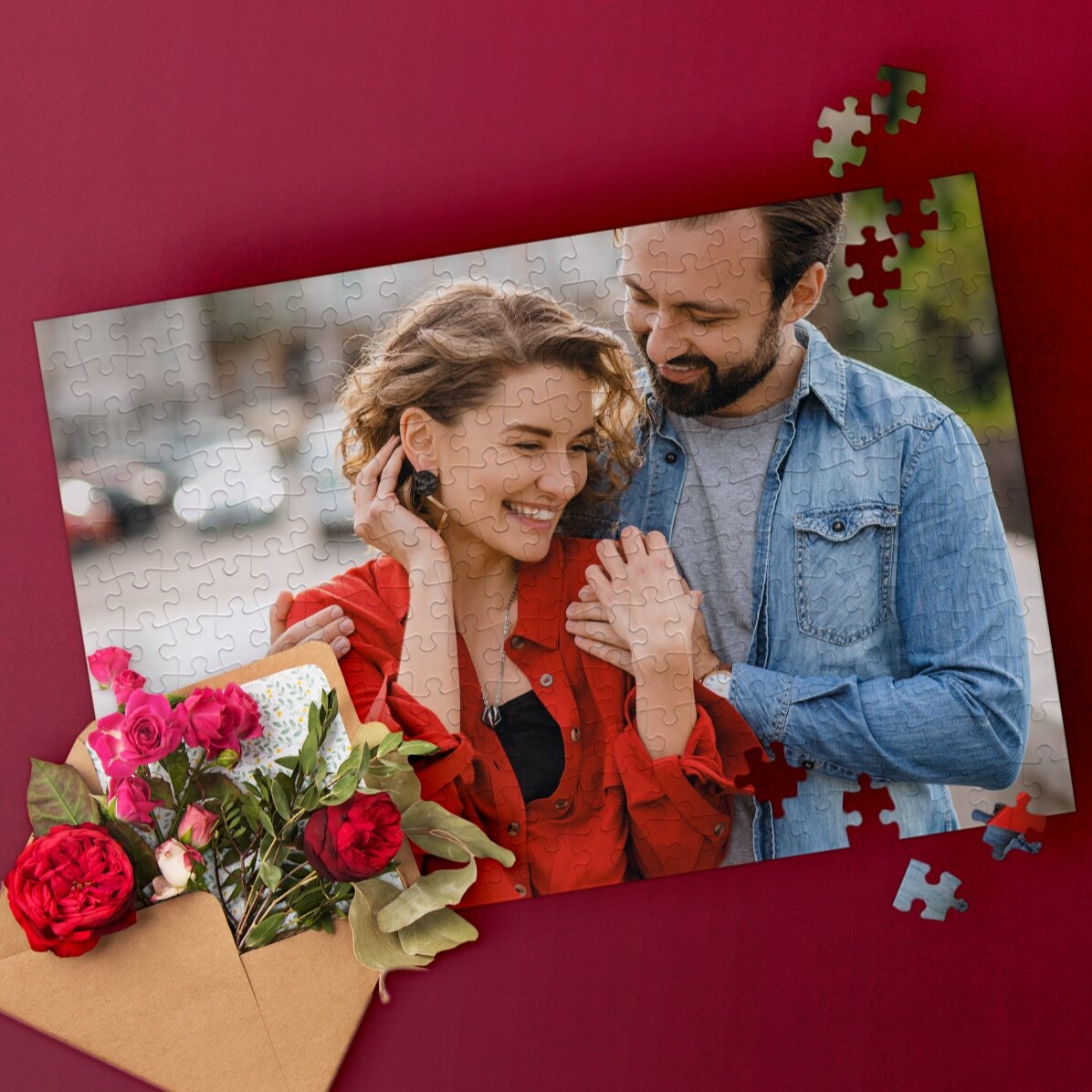 Puzzle personalizzato con una foto, 40x28,5 cm