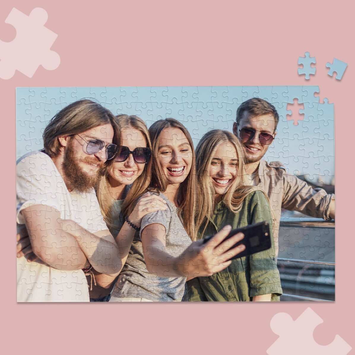 Puzzle personalizzato con una foto, 40x28,5 cm