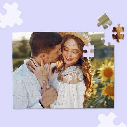 Personalised puzzle with a photo