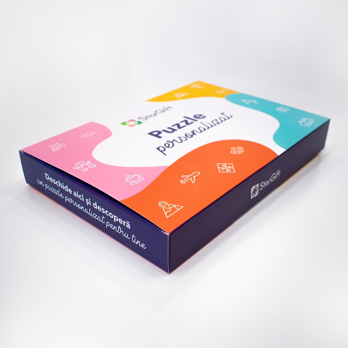 Puzzle personalizzato con testo 24x19 cm - Messaggio nascosto