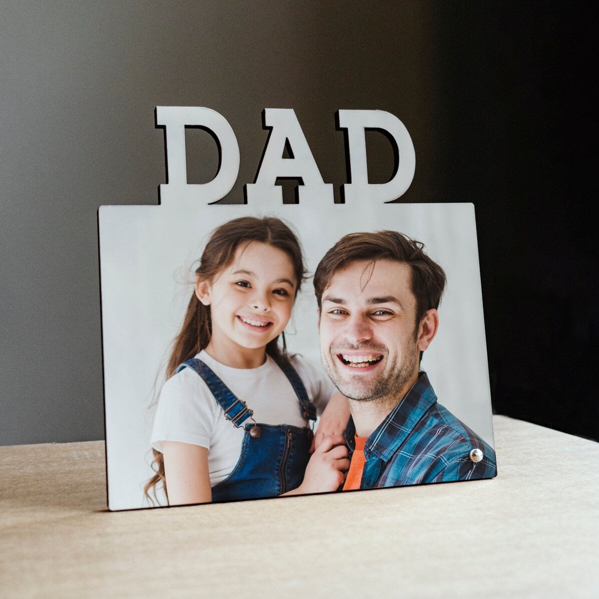 Cornice da scrivania personalizzata con una foto - modello DAD