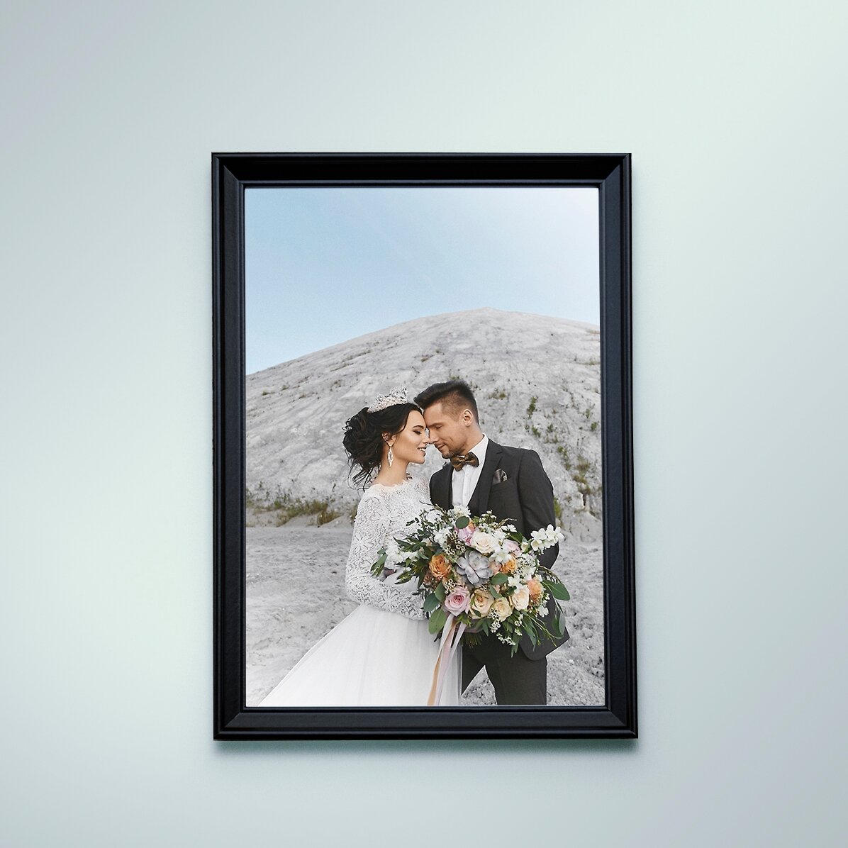 Cornice personalizzata con una foto - A4 verticale