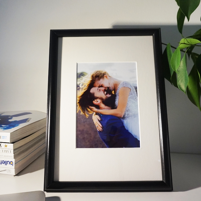 Cornice personalizzata con una foto - passe-partout A4 verticale