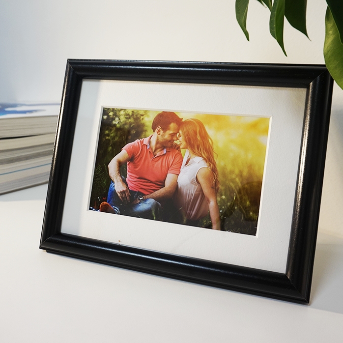 Cornice personalizzata con una foto - passe-partout A5 orizzontale