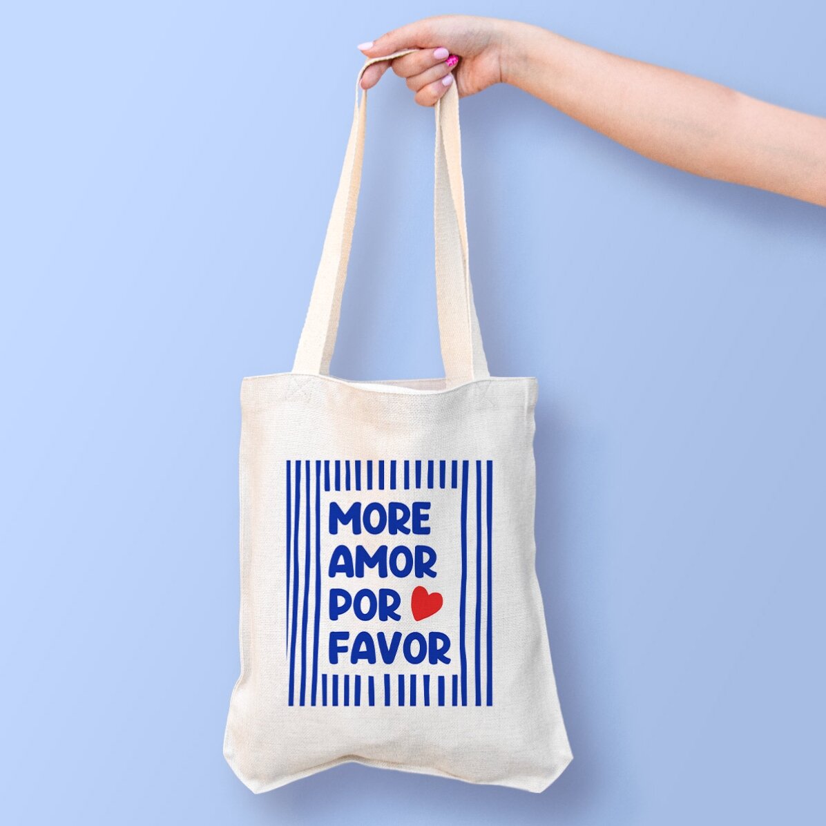 Borsa personalizzata con messaggio - More amor