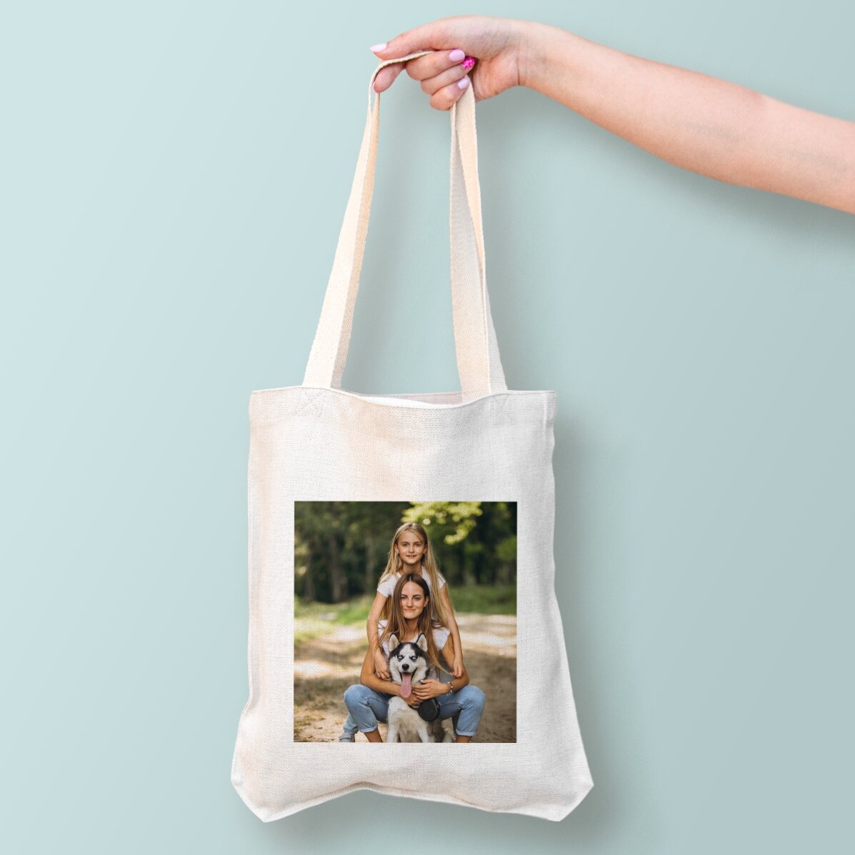 Borsa personalizzata con foto