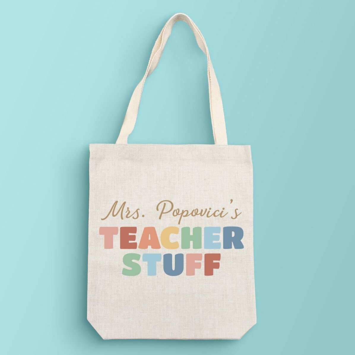 Borsa personalizzata con scritta - Teacher