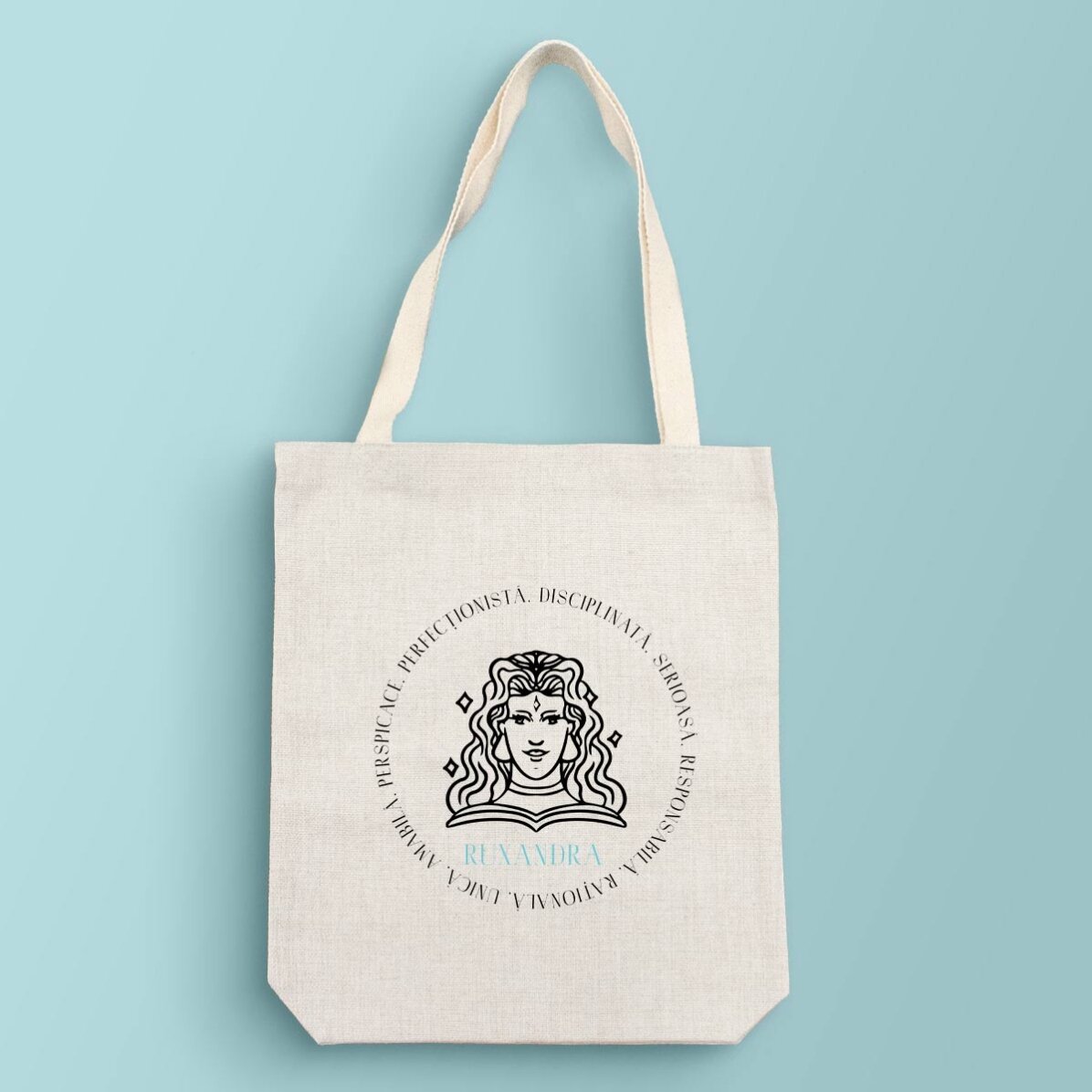 Borsa personalizzata con scritta - Segno zodiacale Vergine