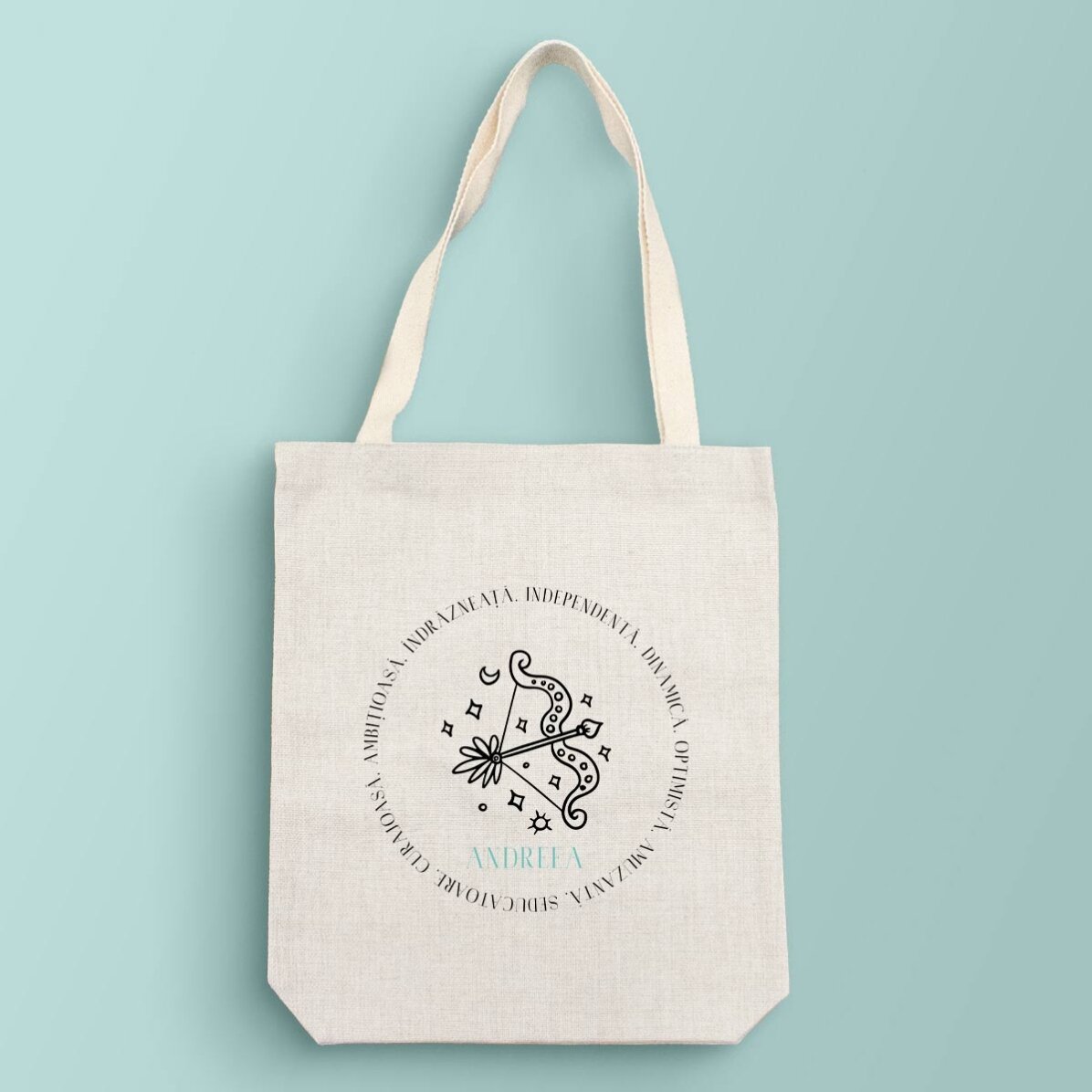 Borsa personalizzata con scritta - Segno zodiacale: Sagittario