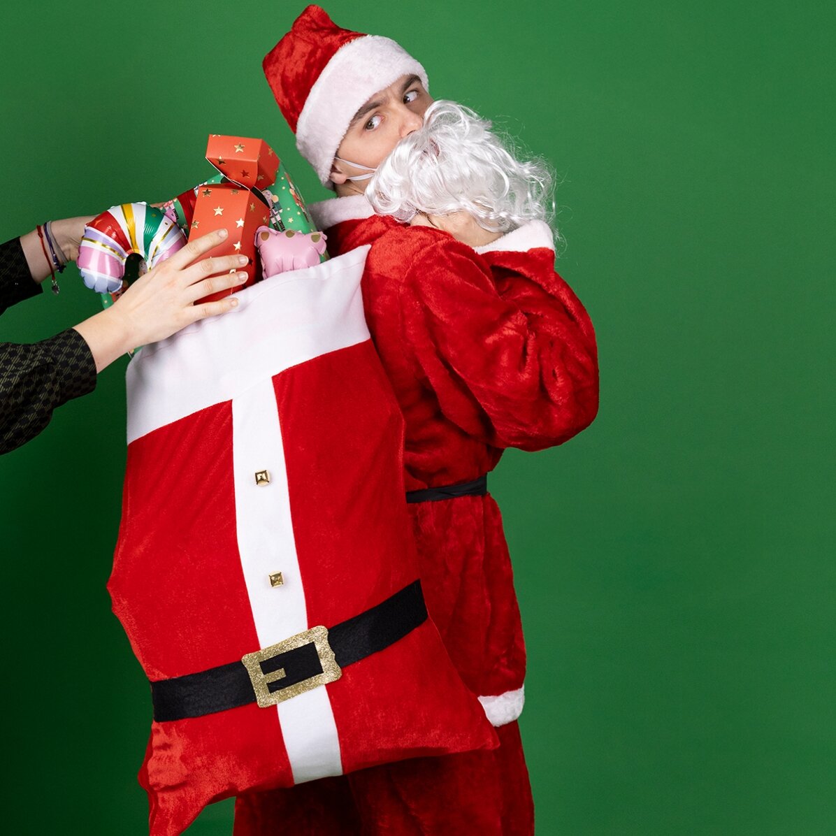 Sacchetto per regali - Babbo Natale
