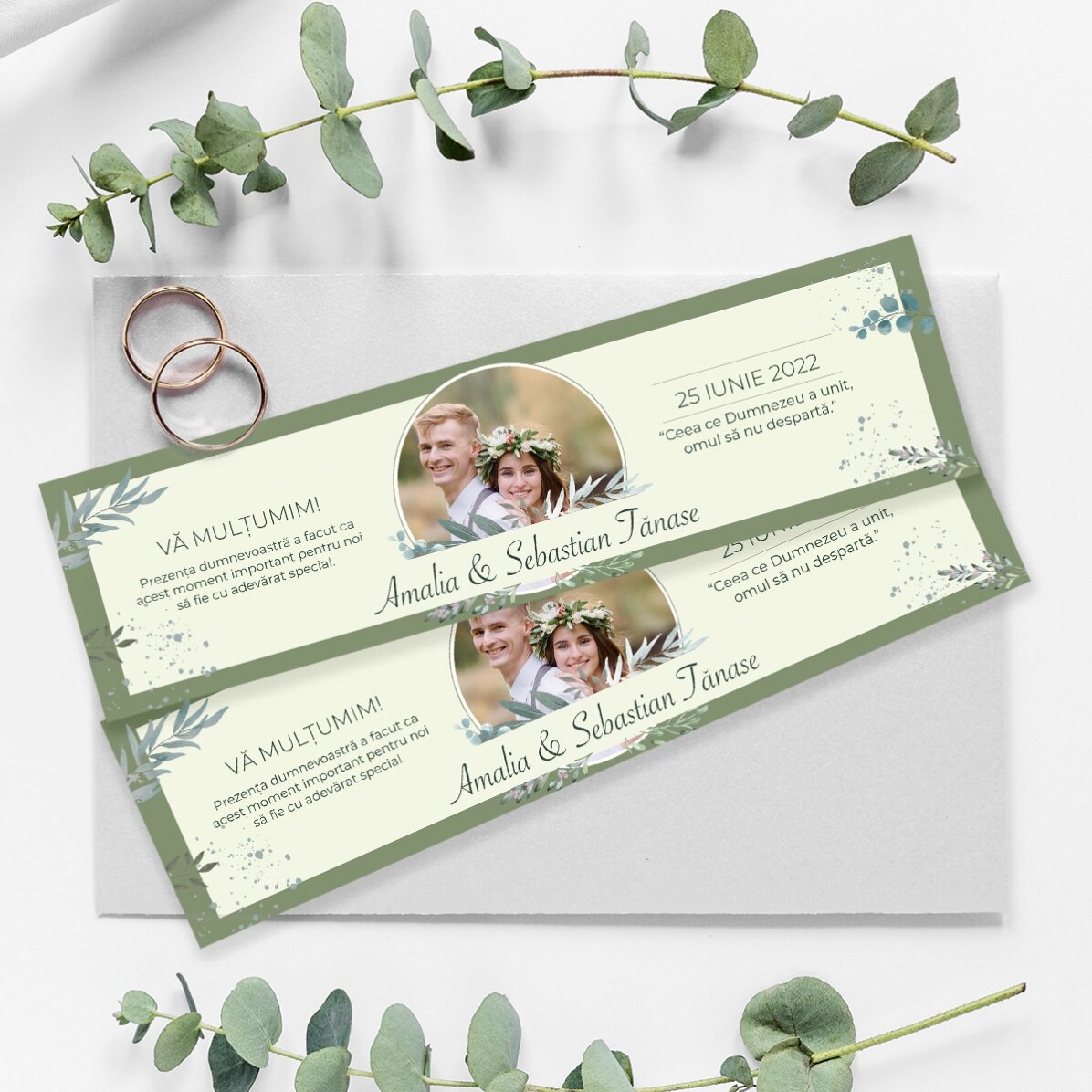 Segnalibro personalizzato con foto e messaggio