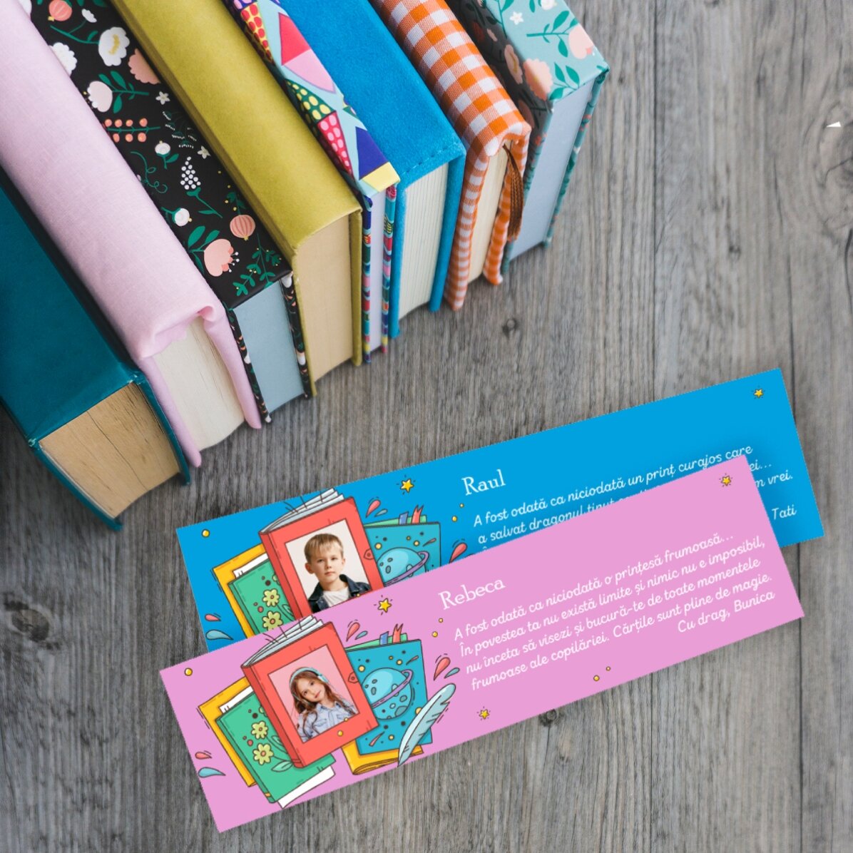 Segnalibro personalizzato con foto e messaggio - La tua storia