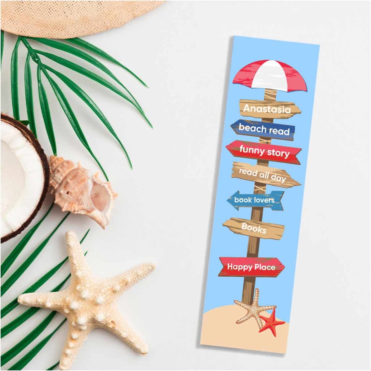 Segnalibro personalizzato con testo - Books