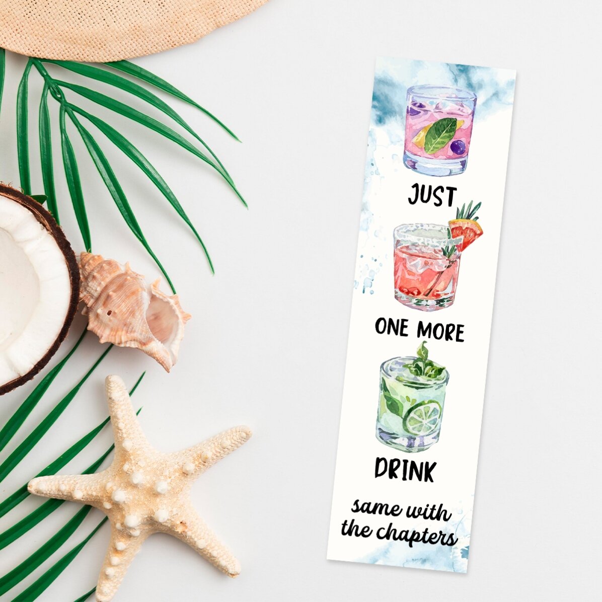 Segnalibro personalizzato con testo - One more drink