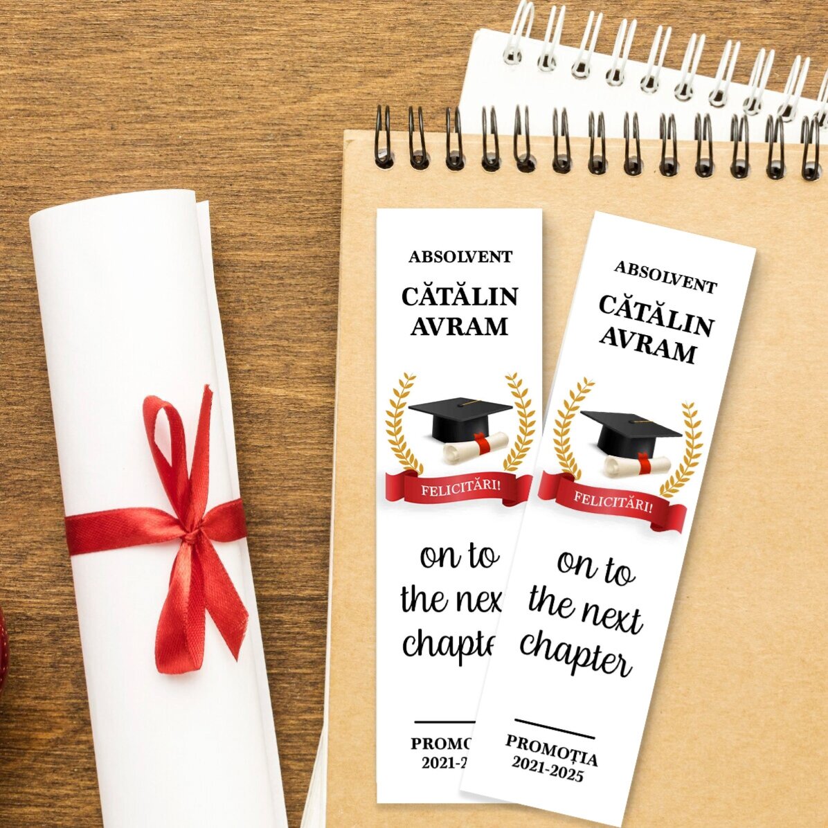 Segnalibro personalizzato con testo - Laurea