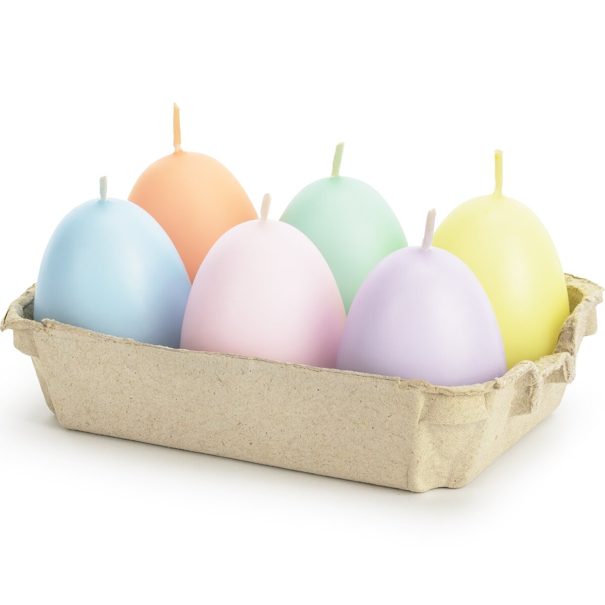 Set di 6 candele - Uova di Pasqua