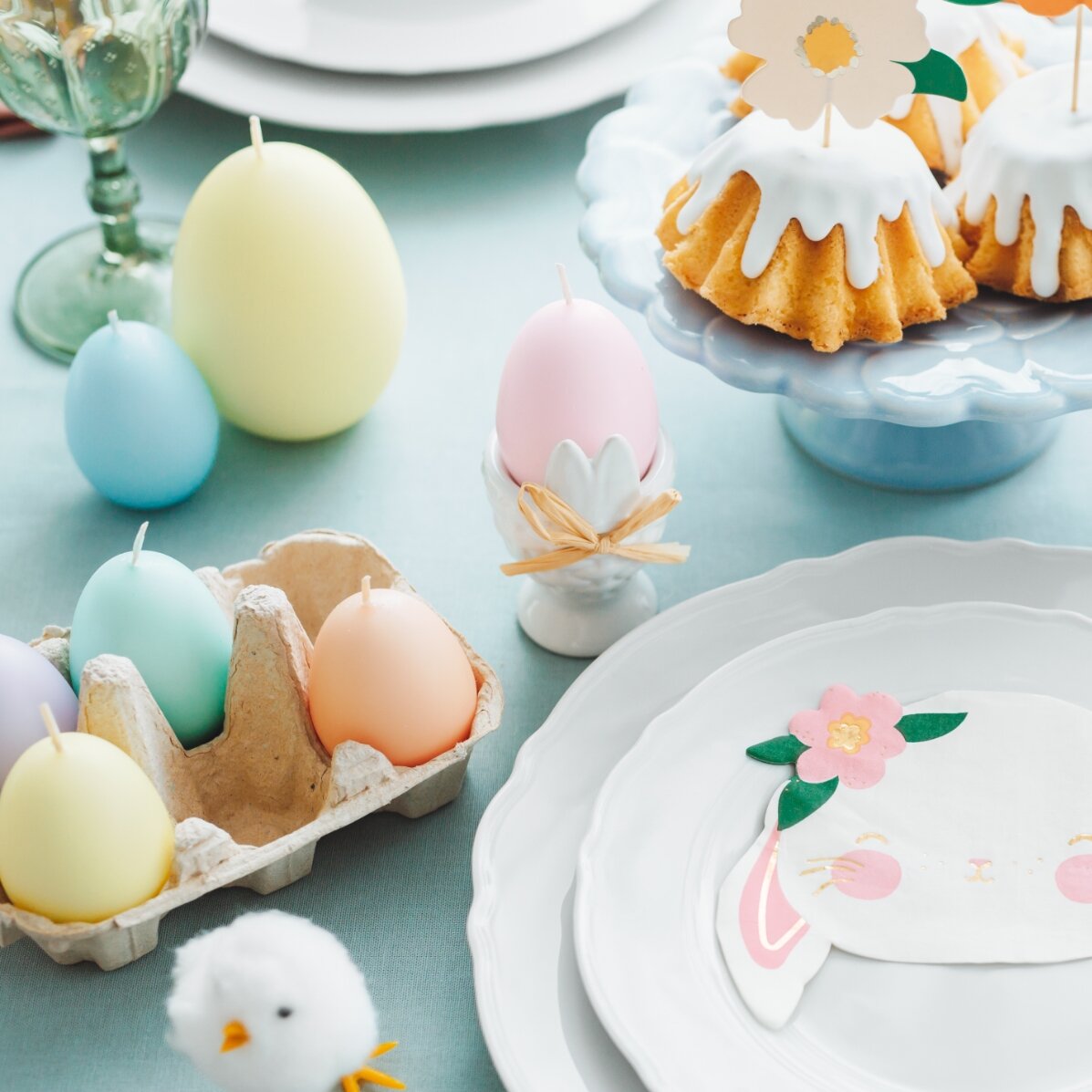 Set di 6 candele - Uova di Pasqua