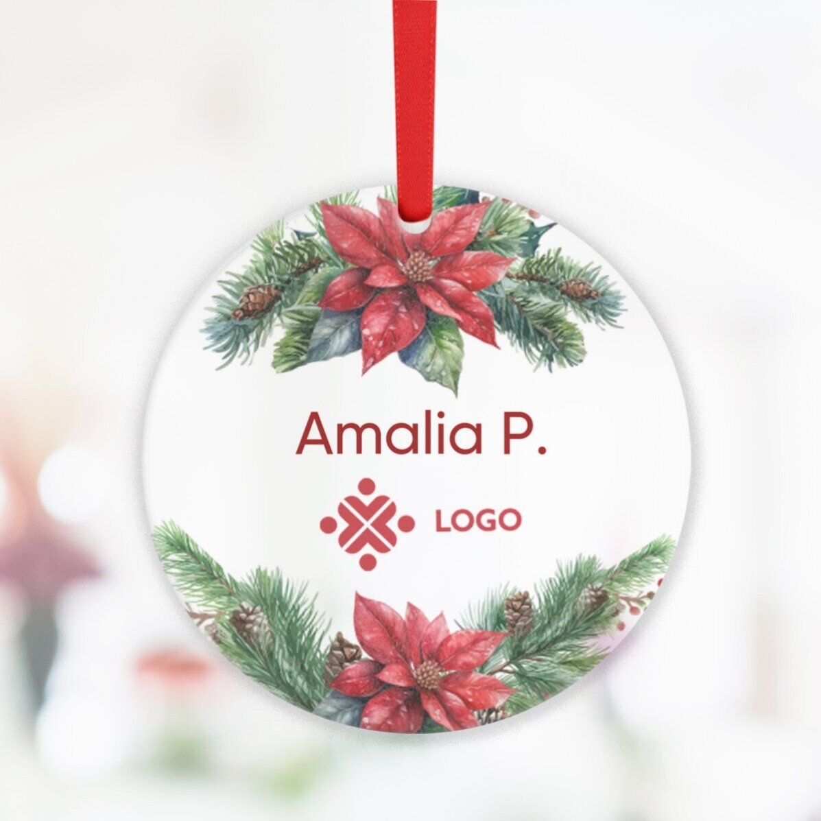 Set regalo di Natale personalizzato con logo e messaggio - Natale