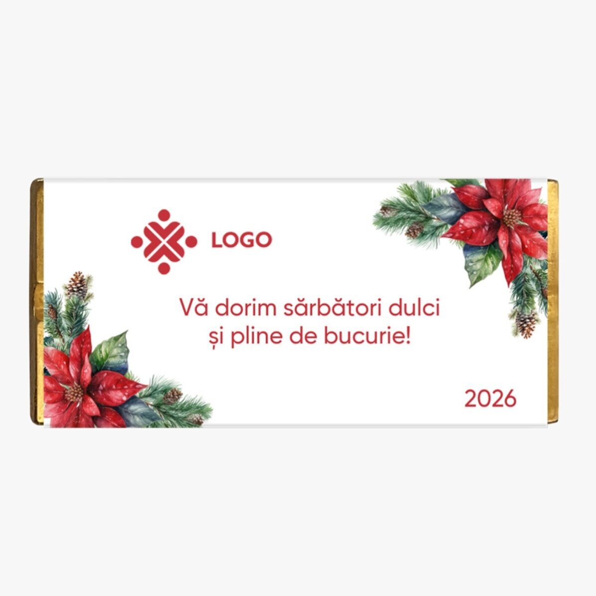 Set regalo di Natale personalizzato con logo e messaggio - Natale