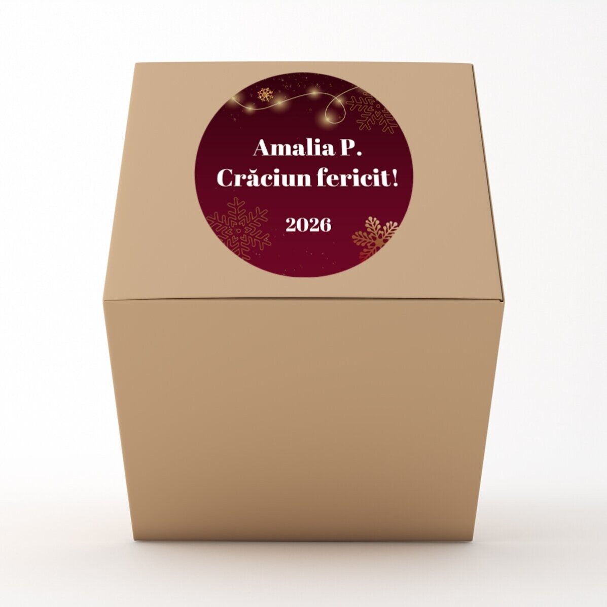 Set regalo di Natale personalizzato con logo e messaggio - Red Christmas