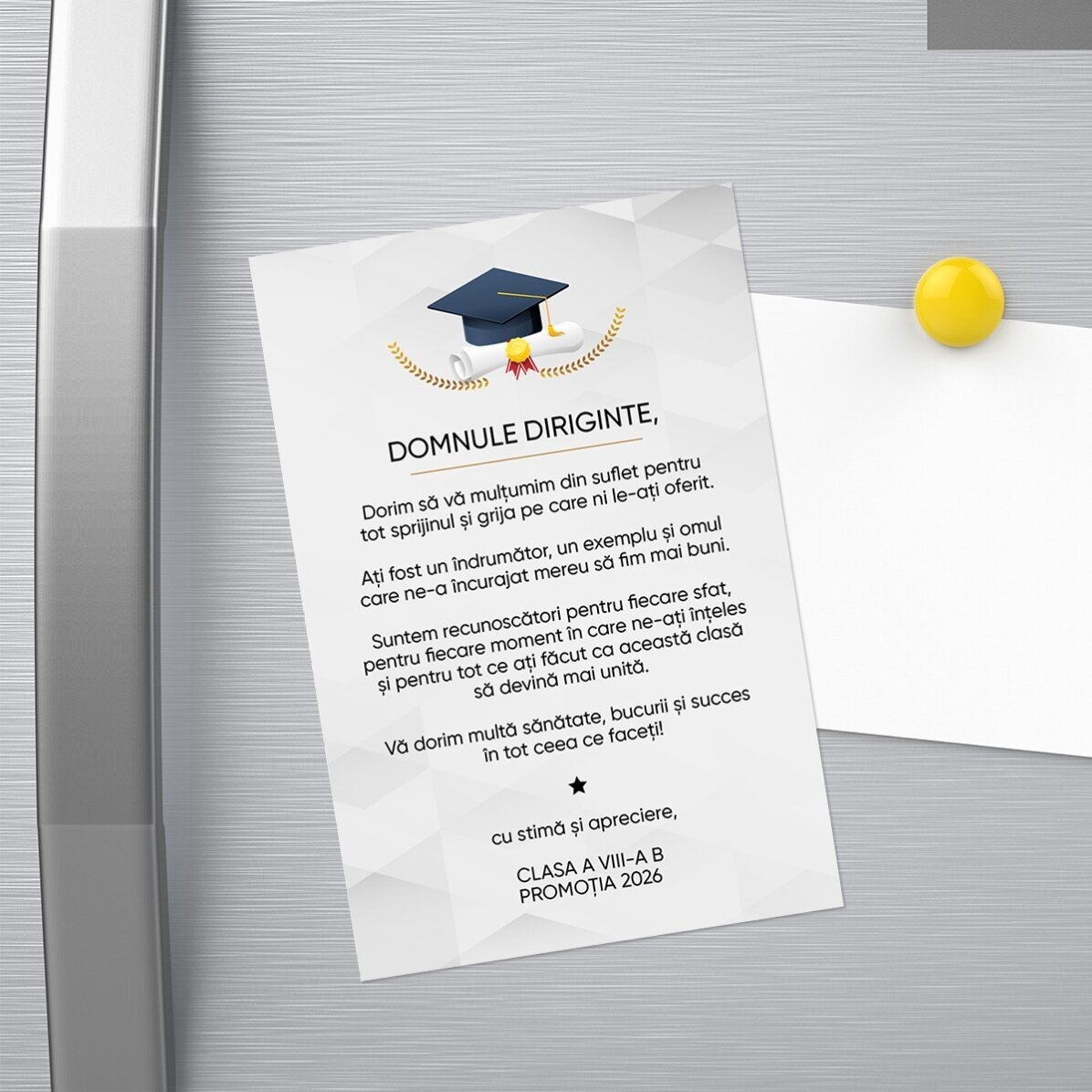 Set regalo per insegnanti/responsabili di classe - Diploma di fine studi