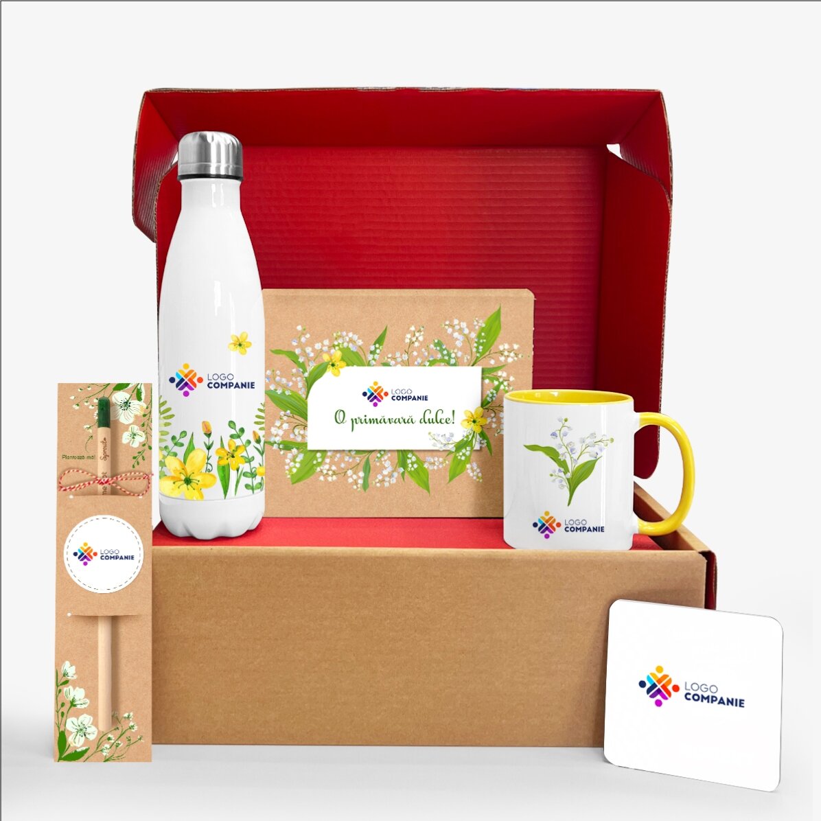 Set regalo personalizzato con logo - 1 e 8 marzo