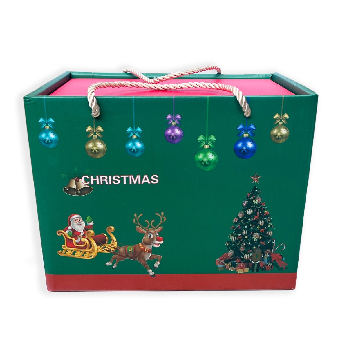 Set regalo natalizio composto da 2 tazze e una teiera