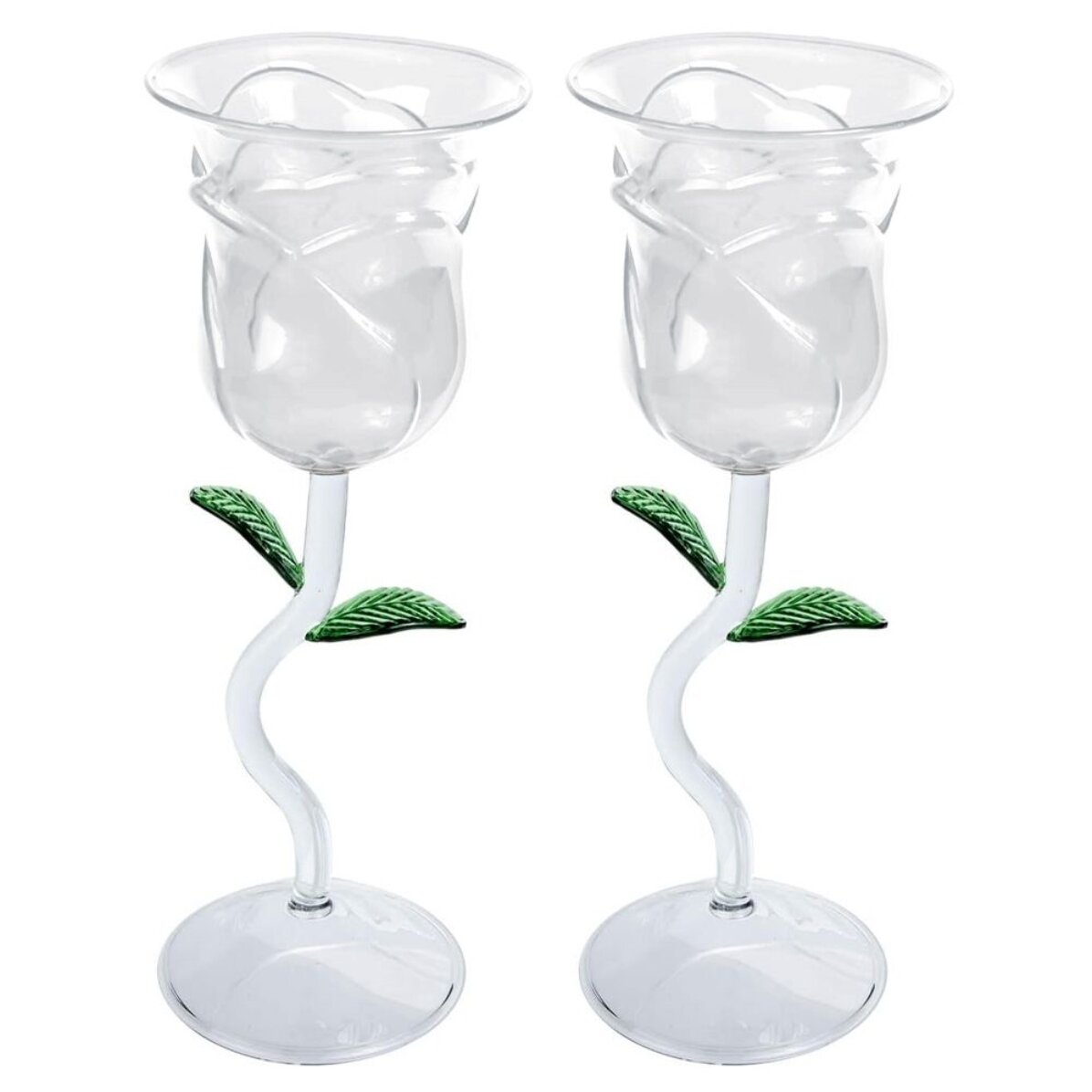 Set di due bicchieri - Rose