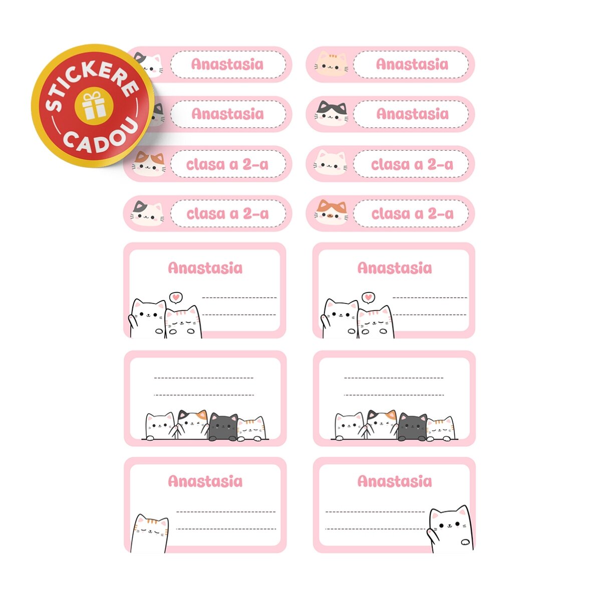 Set personalizzato per la scuola – Kitty
