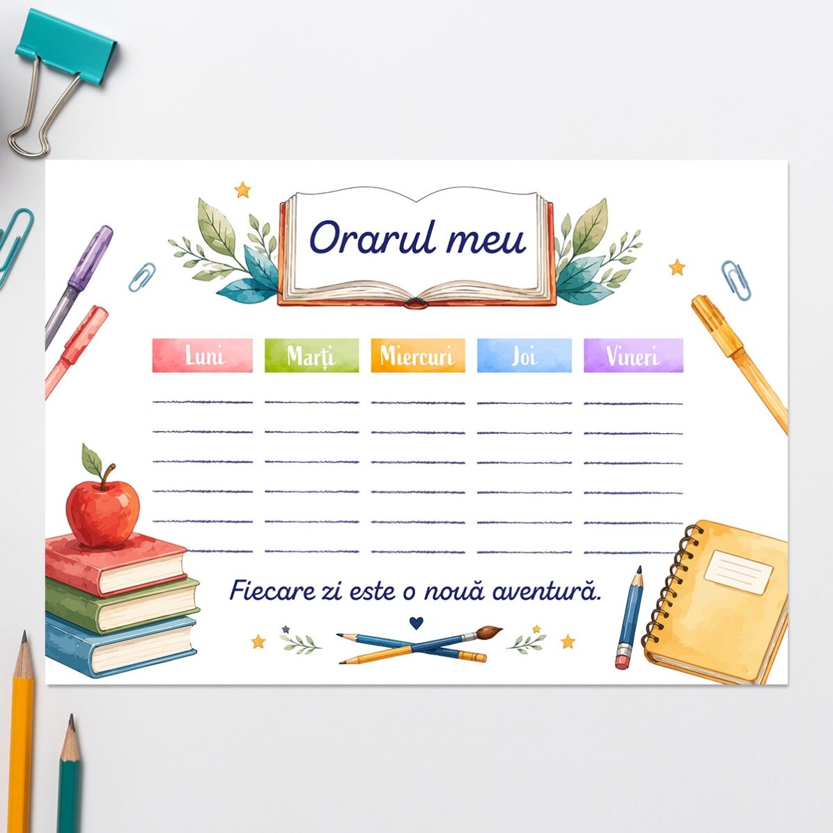 Set personalizzato per la scuola – Bentornati