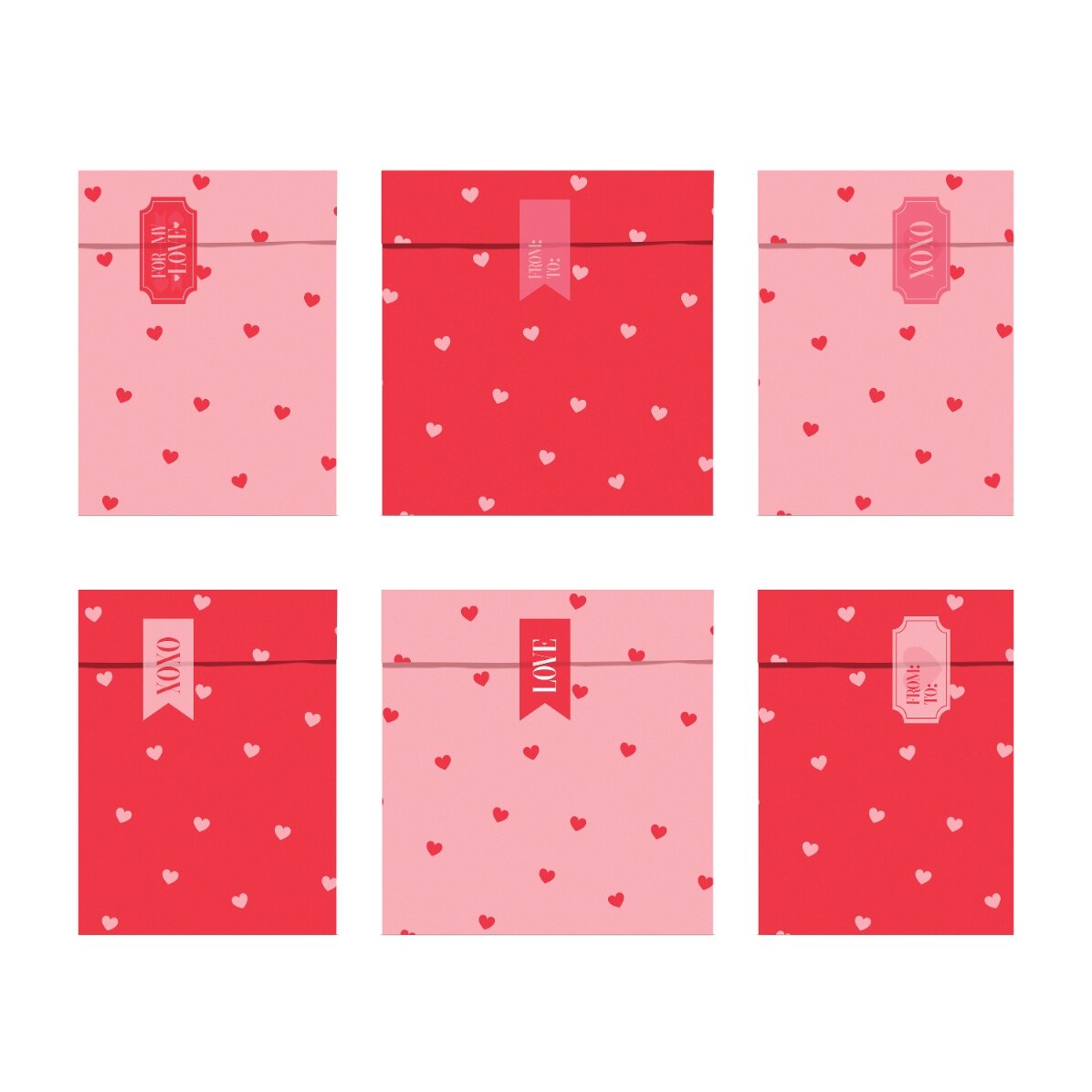Gift bag set - Love is in the air