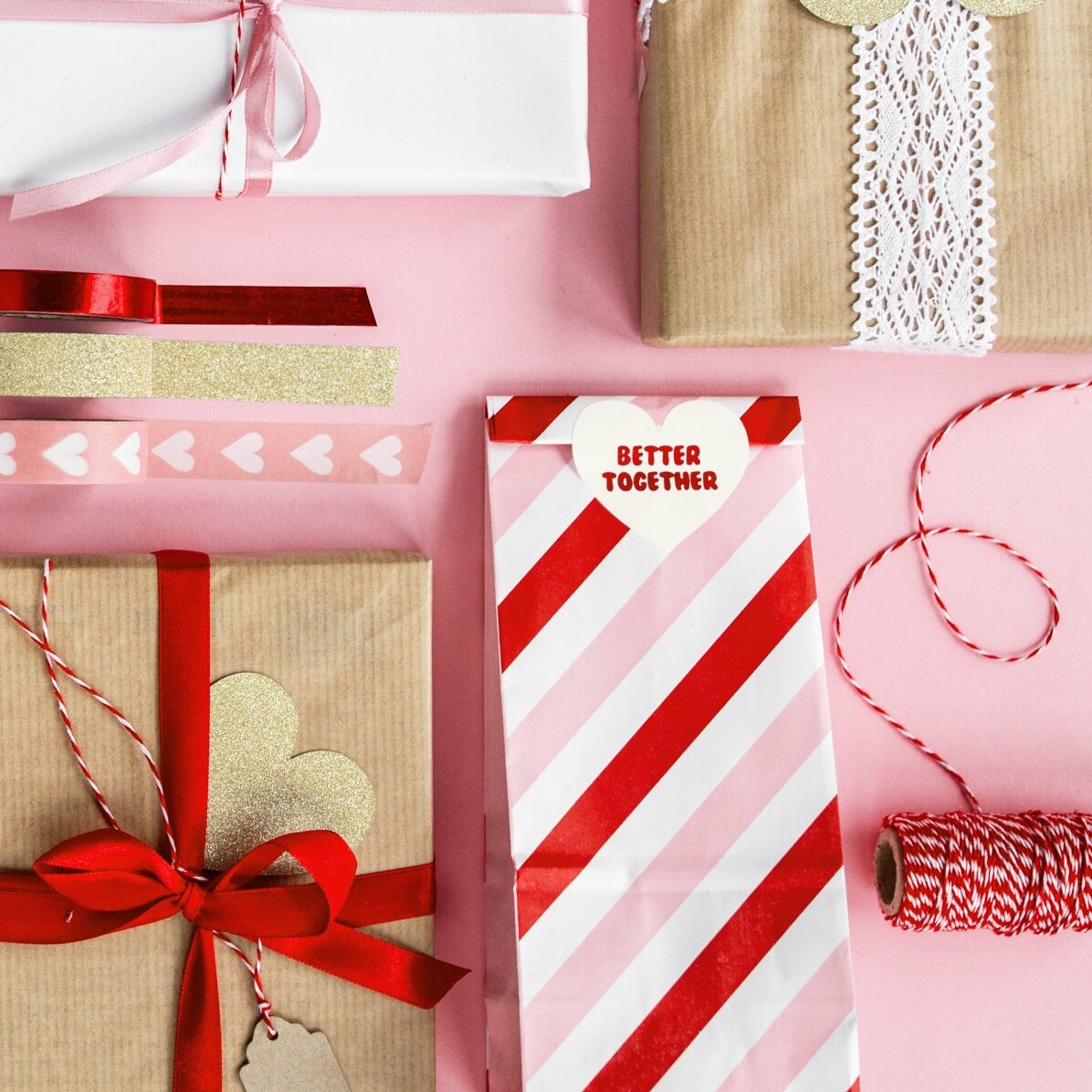 Set di bustine regalo - Sweet love