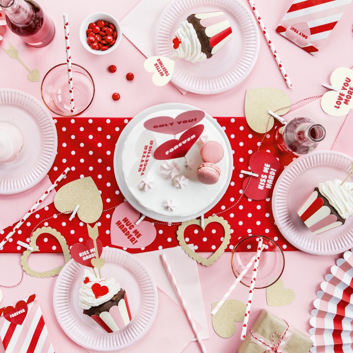 Set di bustine regalo - Sweet love