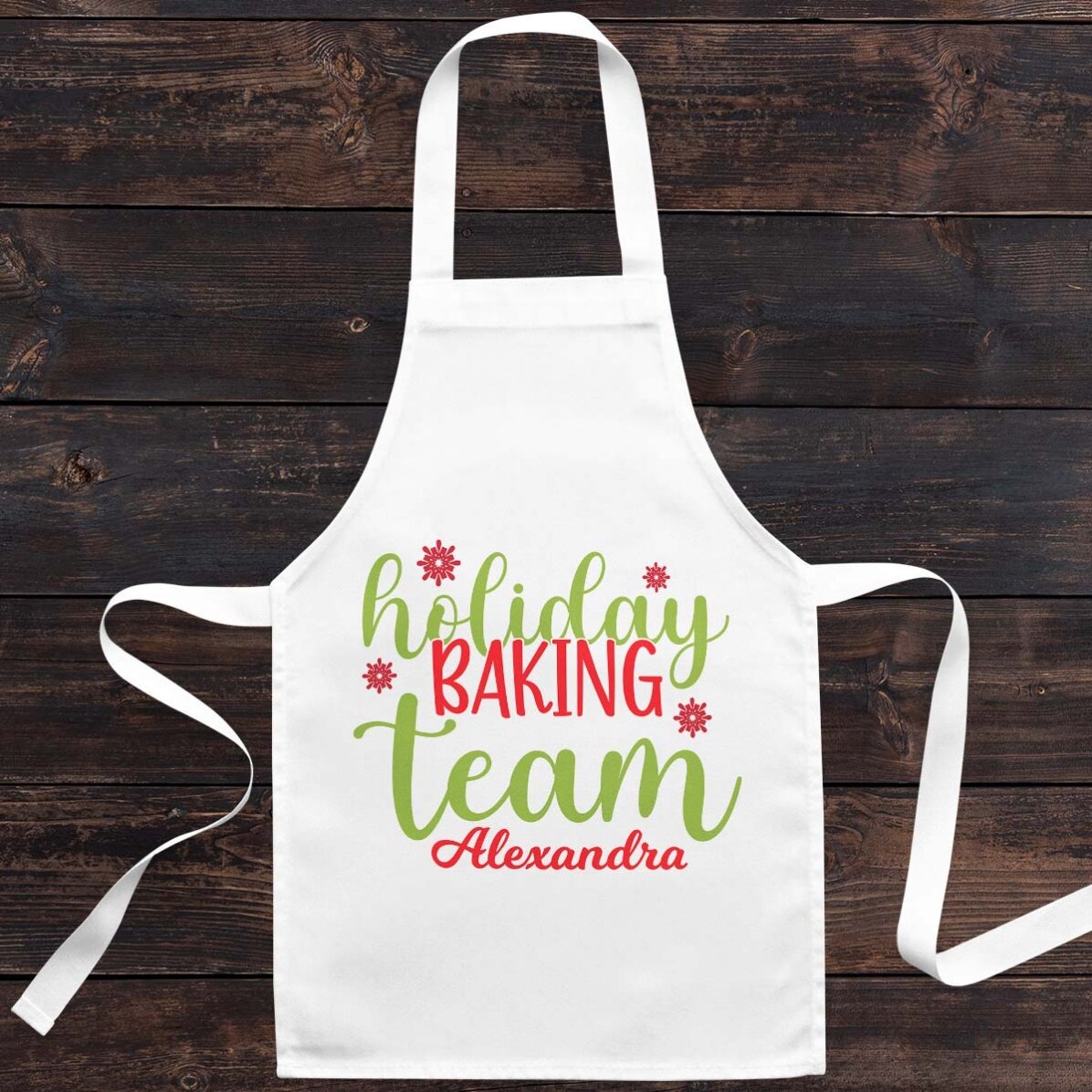Saccapasta personalizzata per bambini con scritta - Holiday baking team