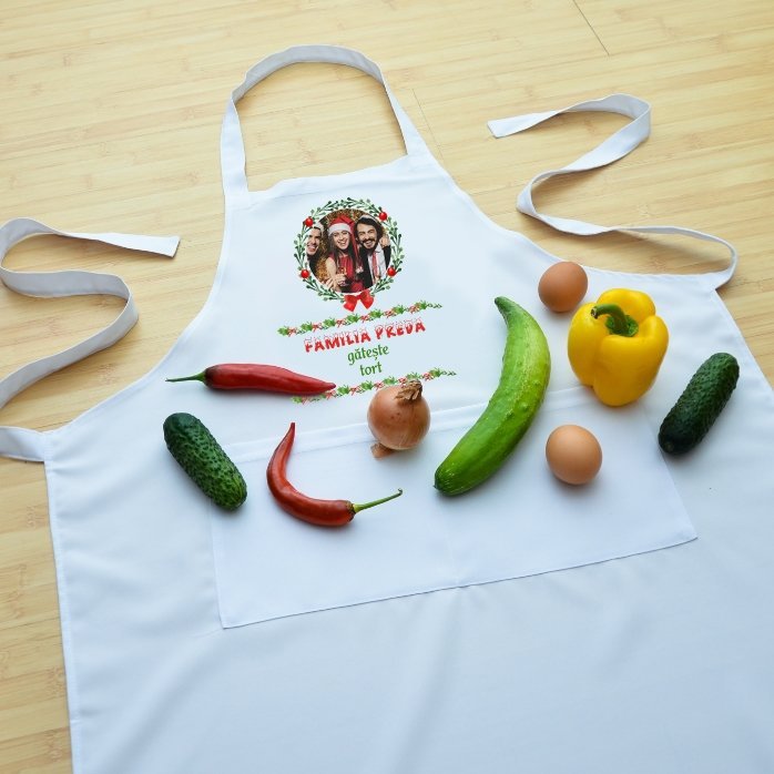 Set personalizzato di Natale - La famiglia cucina