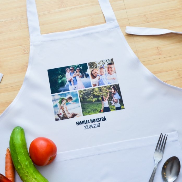 Set personalizzato con 4 foto e testo