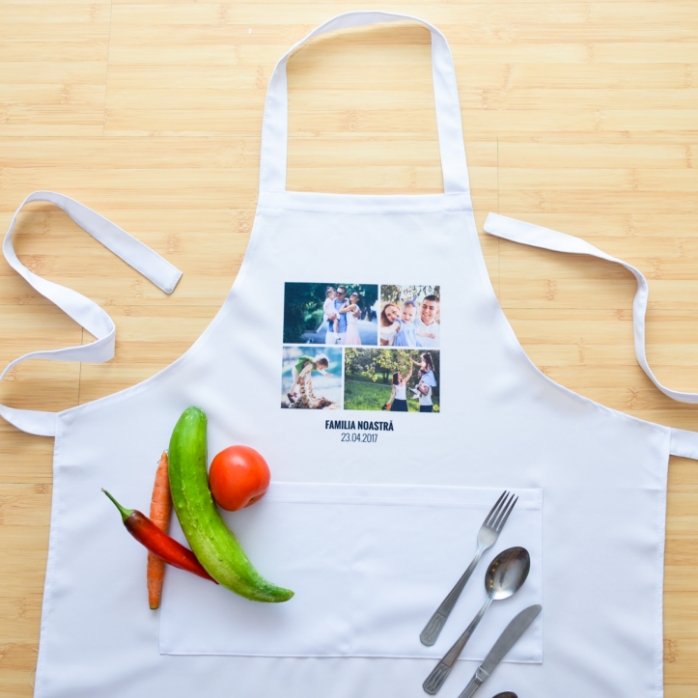 Set personalizzato con 4 foto e testo