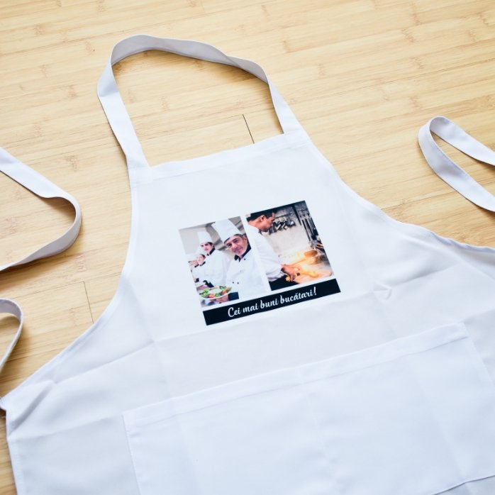 Set personalizzato con due foto e un testo