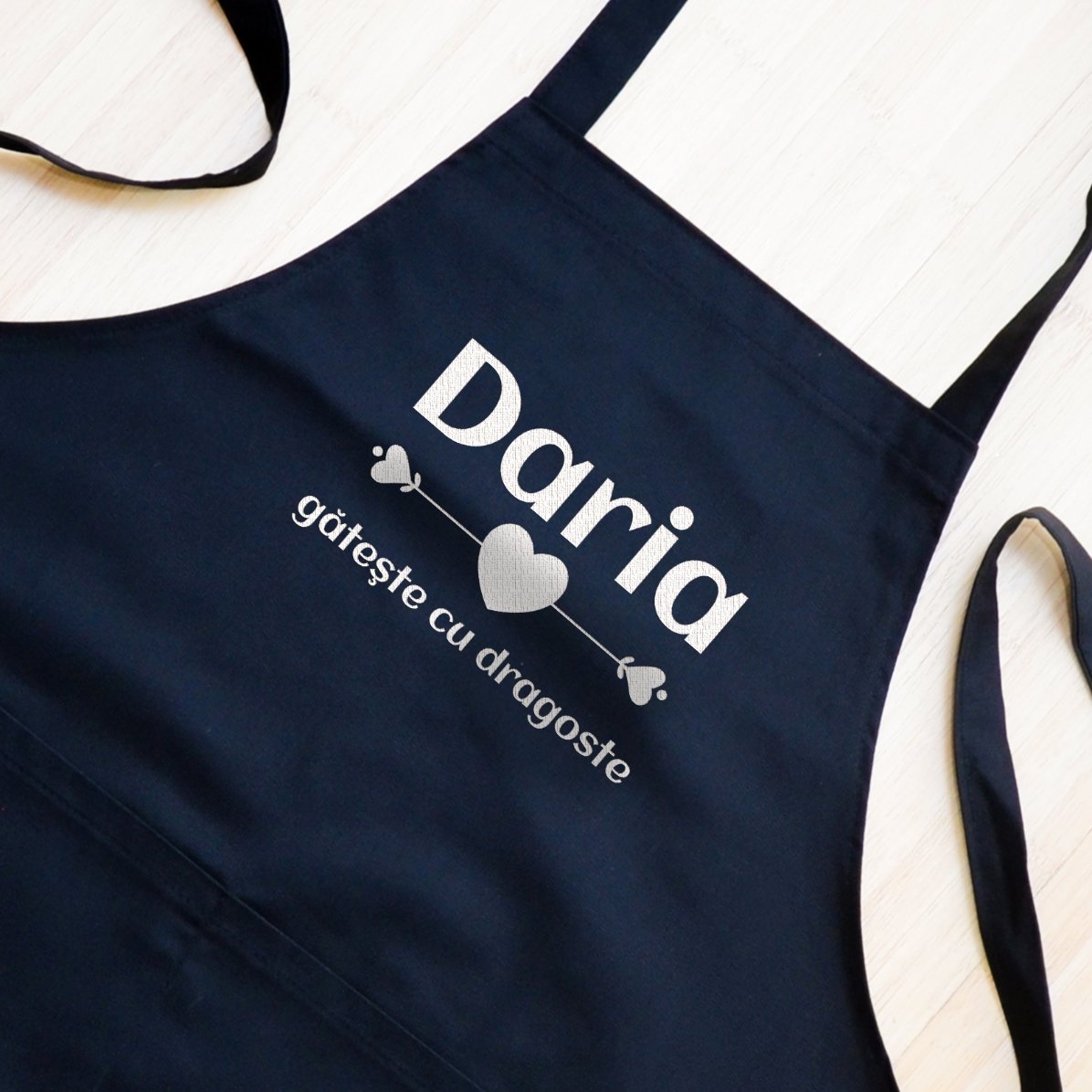 Set personalizzato con scritta - Cuciniamo con amore