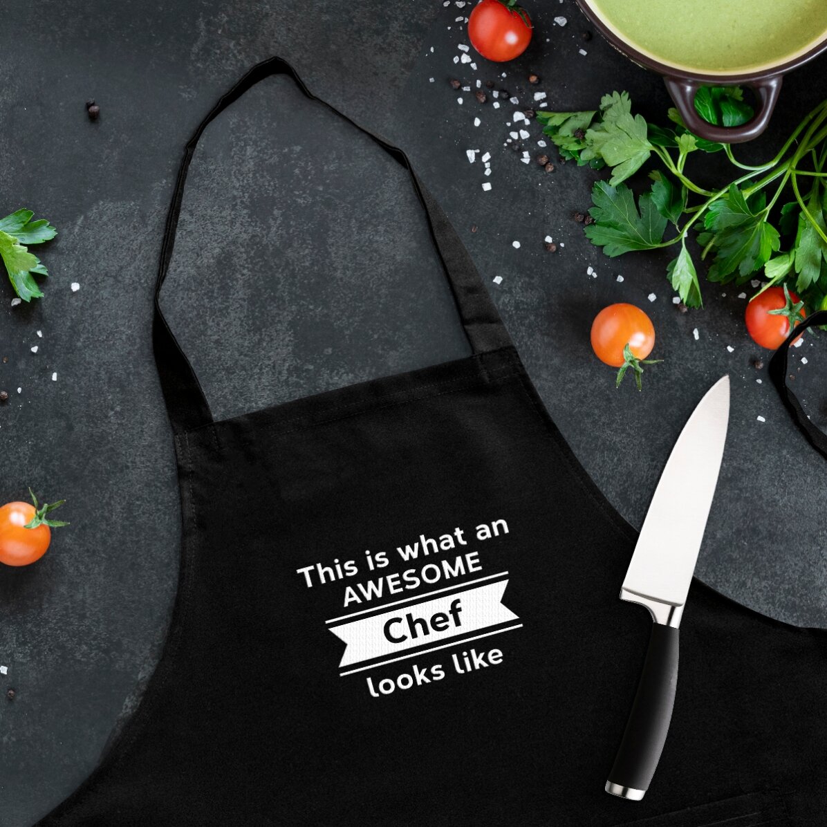 Set personalizzato con testo - Awesome Chef