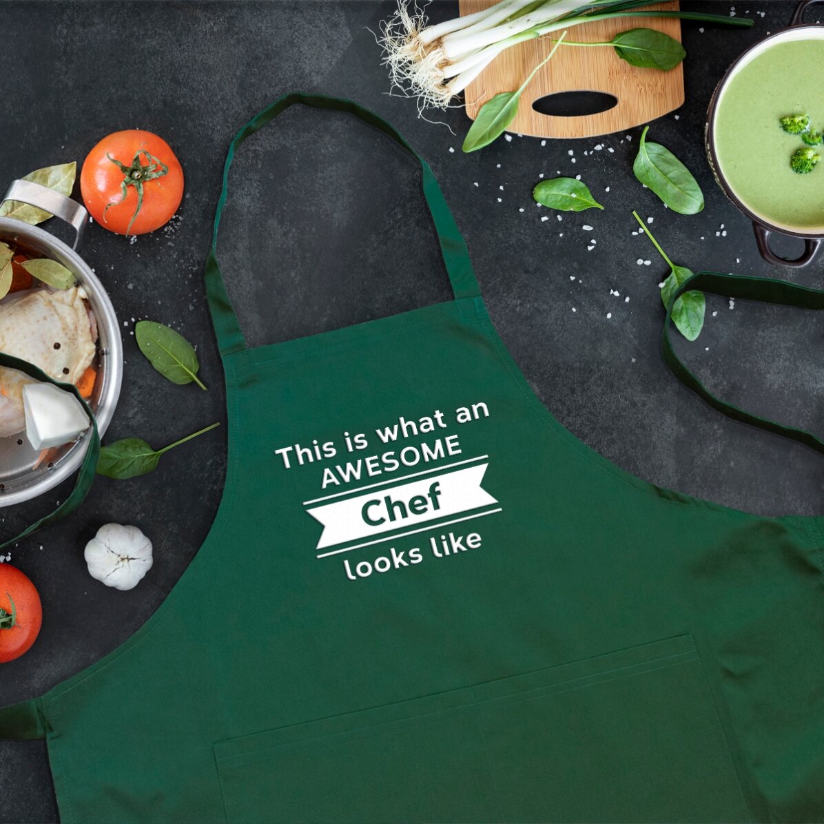 Set personalizzato con testo - Awesome Chef