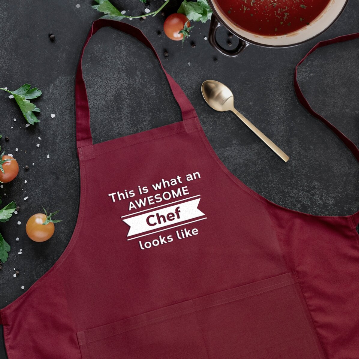 Set personalizzato con testo - Awesome Chef