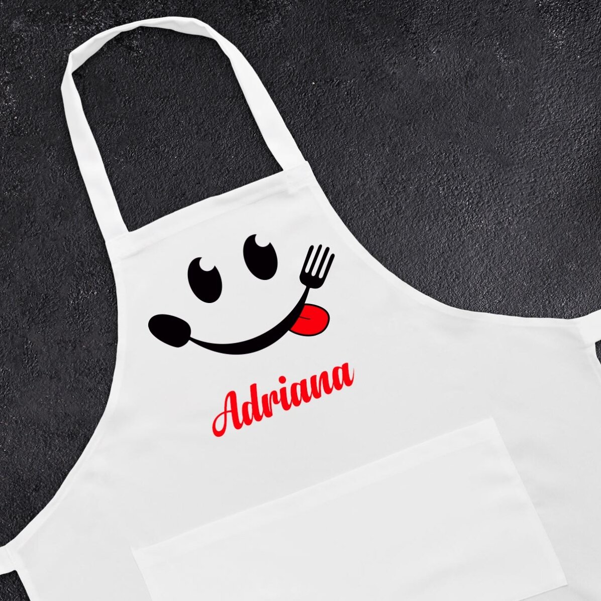 Set personalizzato con testo - Smiley chef