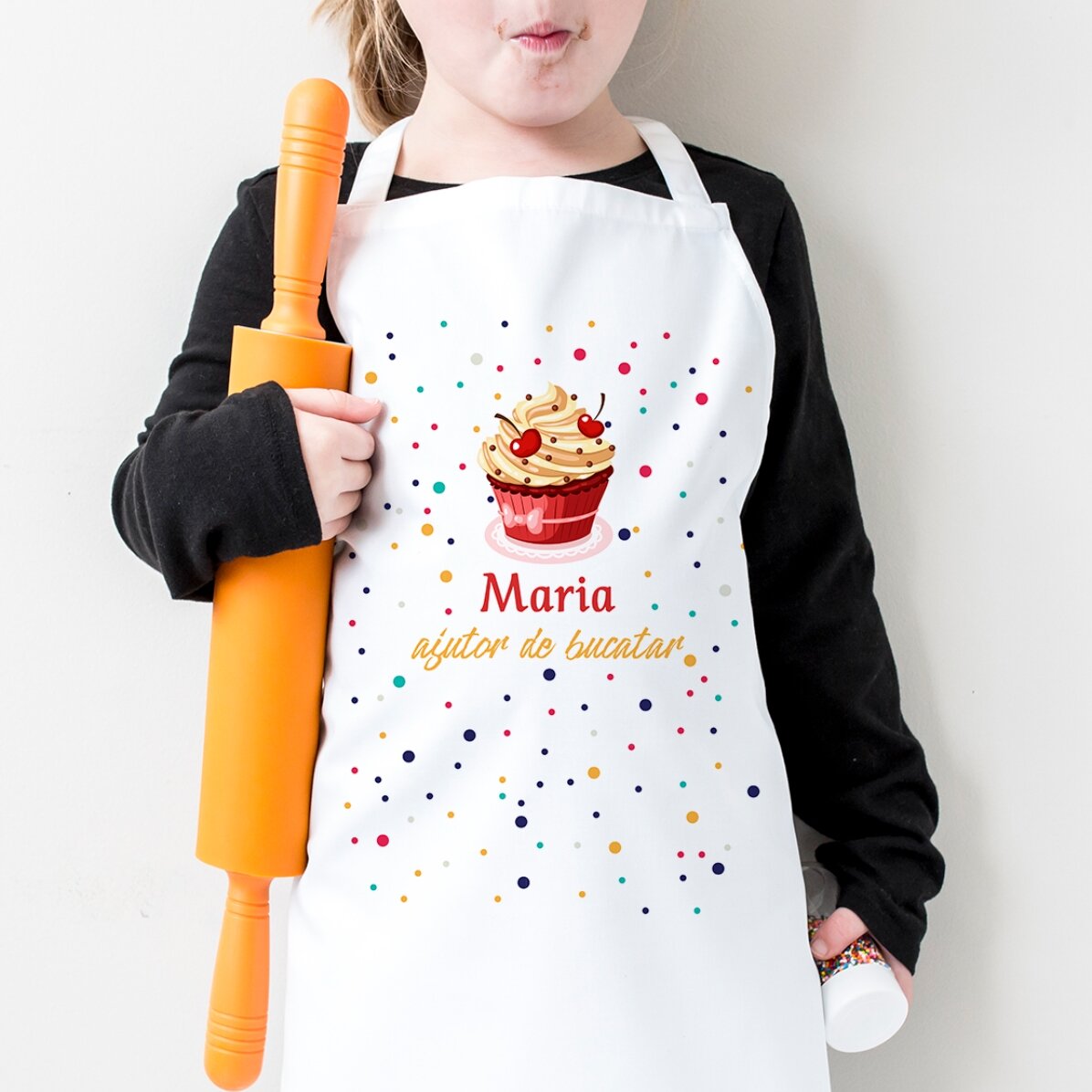 Set personalizzato per bambini con scritta - Aiuto in cucina